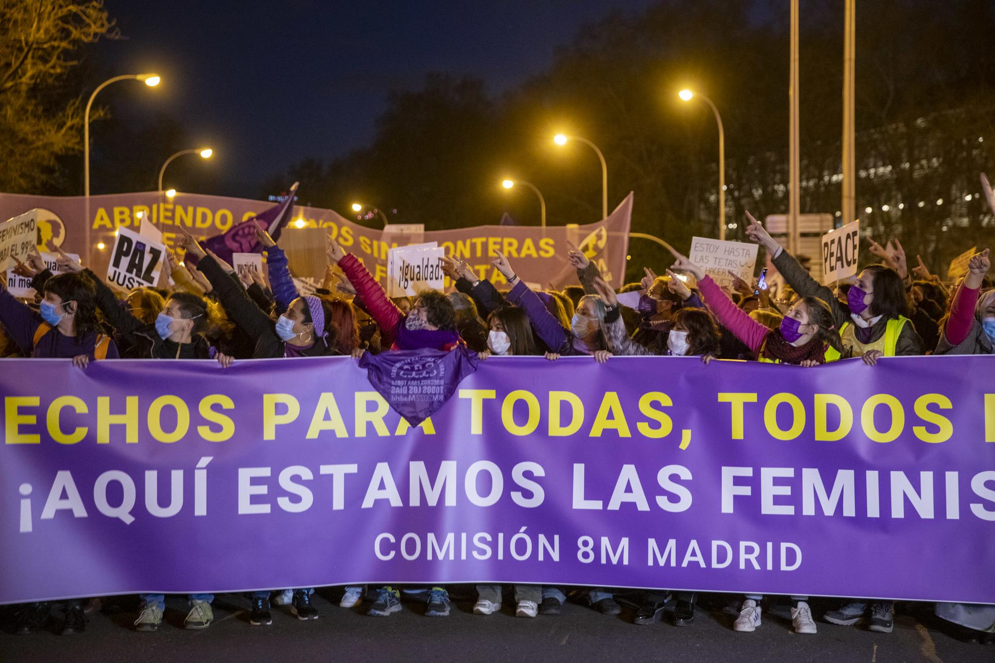 8M 2022 en Madrid David F. Sabadell - 8